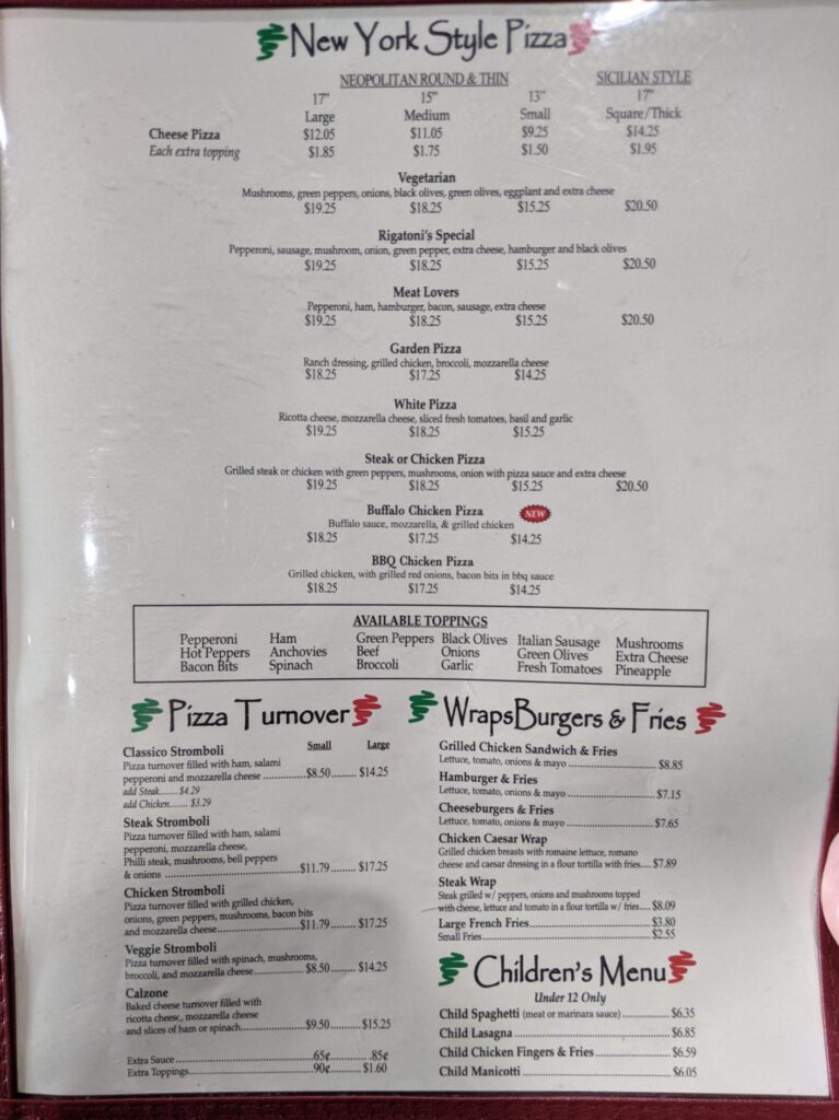 Rigatoni\\\\\\\\\\\\\\\\\\\\\\\\\\\\\\\\\\\\\\\\\\\\\\\\\\\\\\\\\\\\\\\'s Pizzeria & Italian Menu 1